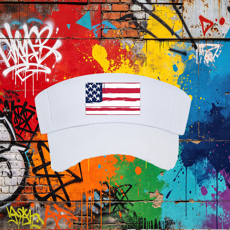 Unisex Classic Mesh Hat with American Flag Print - Lightweight Breathable Sun Protection Cap for Outdoor Activities, Ideal for Adults Seeking Patriotic Style and Comfort in Summer, Beach, Travel, and Casual Wear