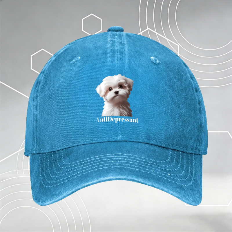 New Baseball Cap Eat Sleep Counting Pills Repeat Floral Print Design Unisex Adjustable Hat for Daily Wear, Gym, Casual Outfits - Perfect for Teens, Adults & Fashion Lovers