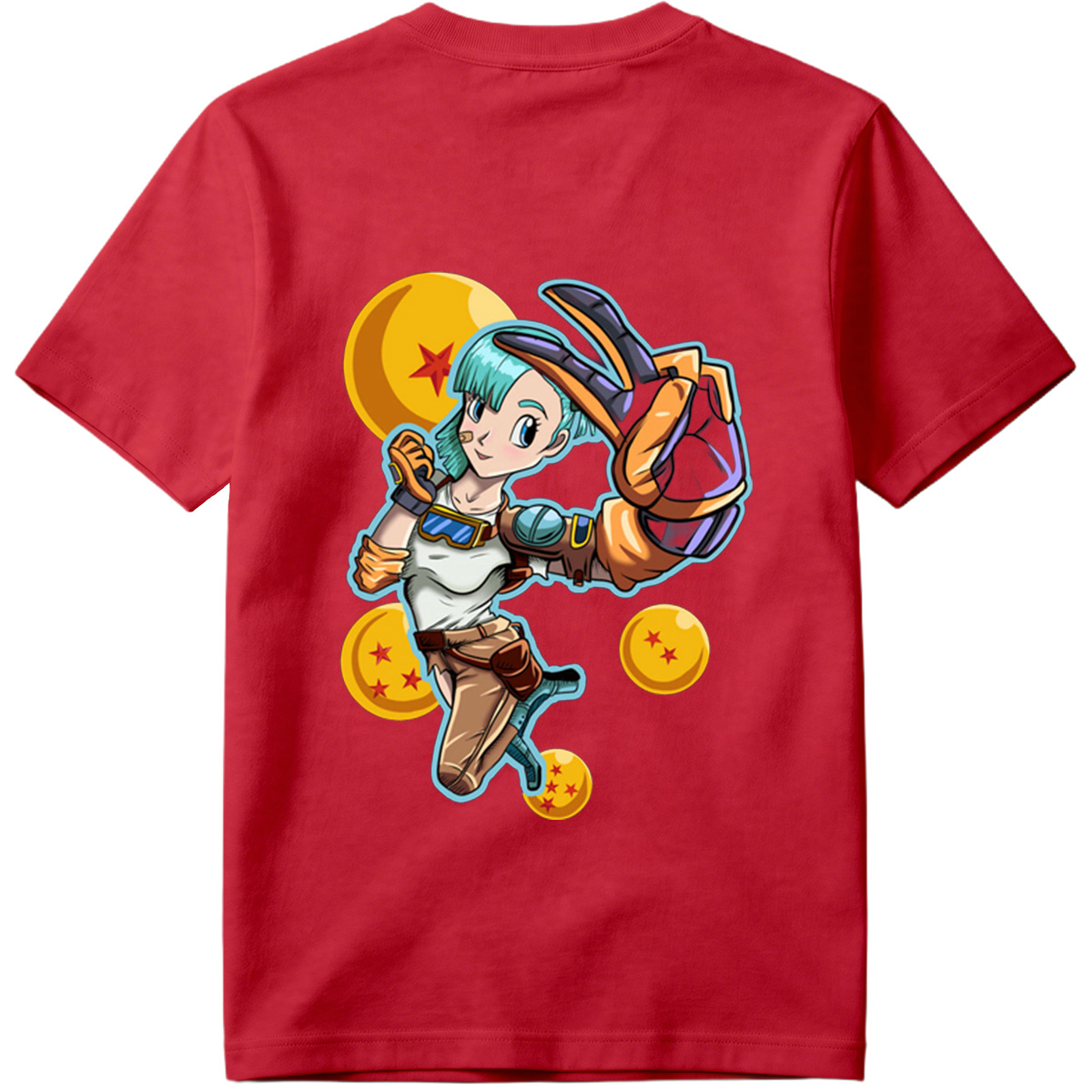 Dragon Ball: Bulma with Dragon Balls - Tee