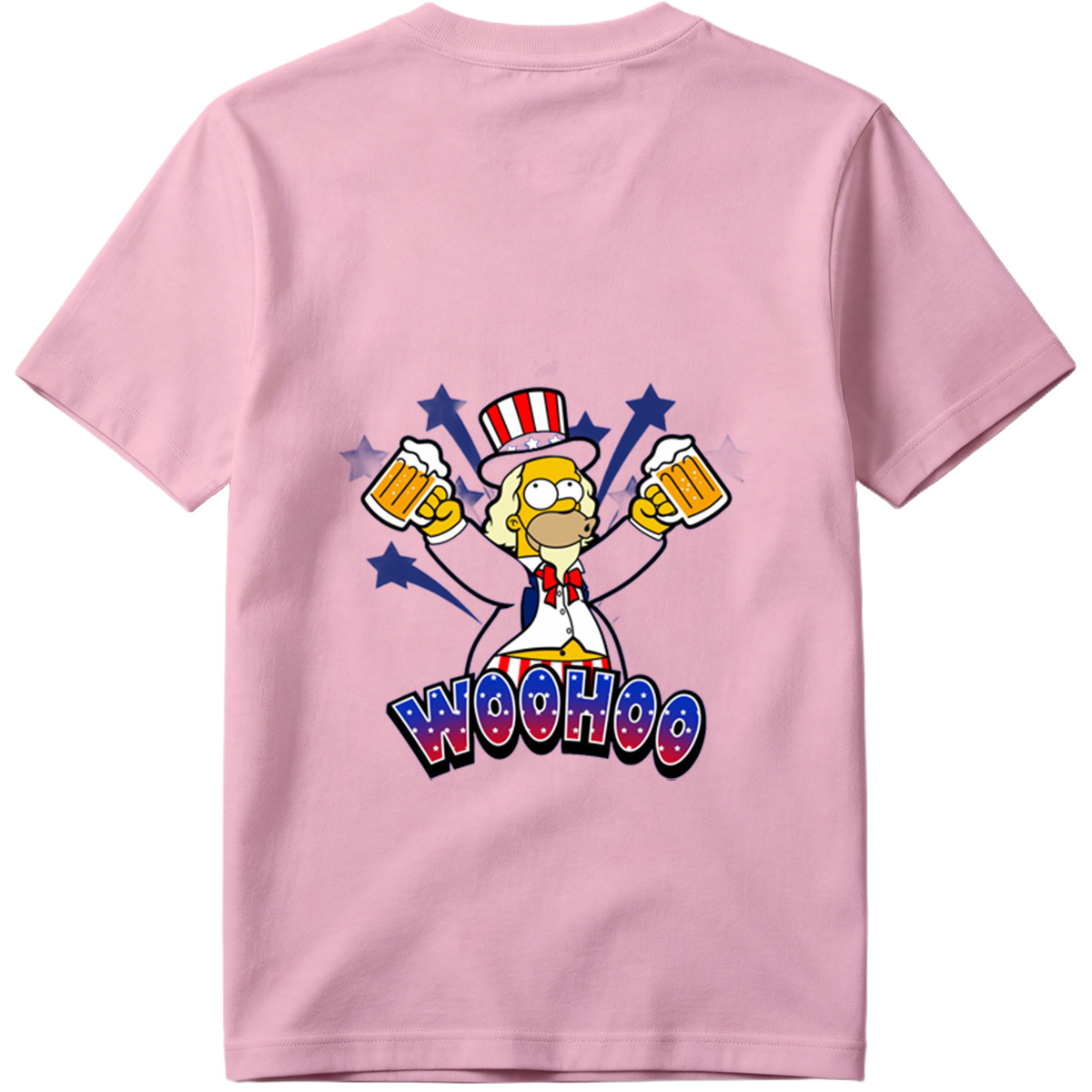 Simpsons Uncle Sam Woohoo - Tee
