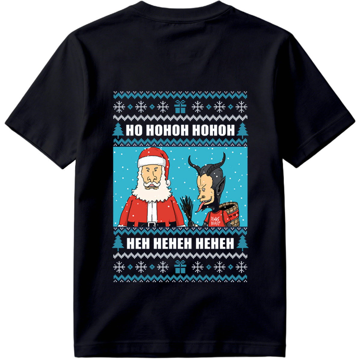 Santa and the Xmas Beast: Ho Ho Ho, Heh Heh Heh - Tee