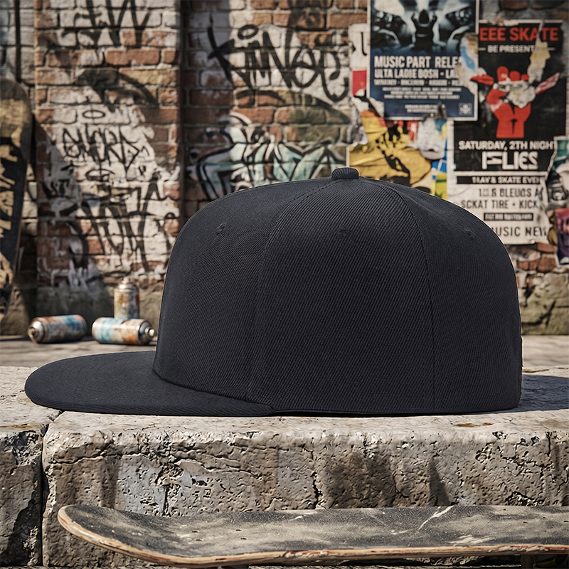 Flat Brim Baseball Cap Manchester 1978 Devil Logo Streetwear Underground Skate Style for Basketball Court Skate Park Hip Hop Artists and Urban Explorers