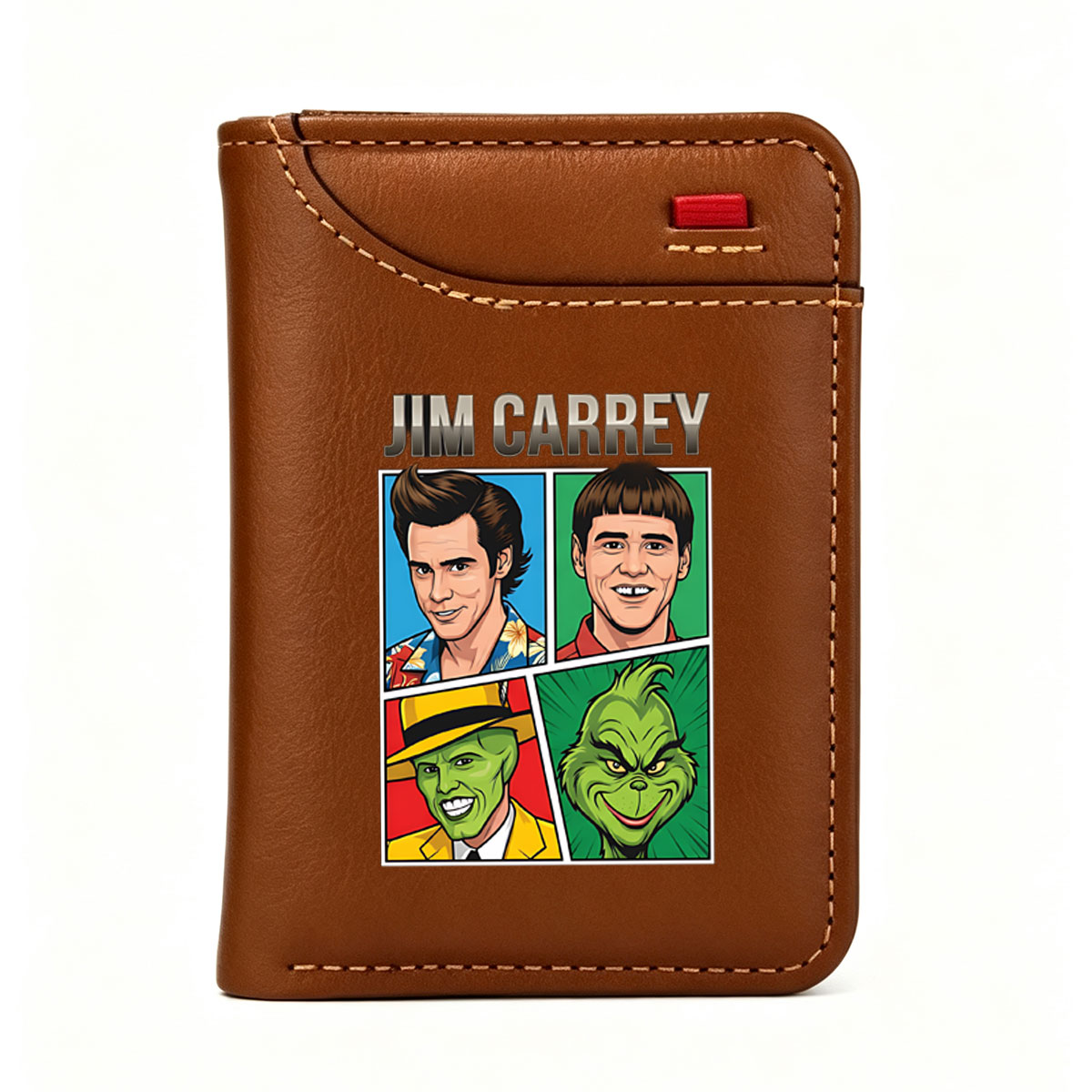 Jim Carrey: Ace Ventura, Dumb and Dumber, The Mask, The Grinch - Vertical Style Wallet