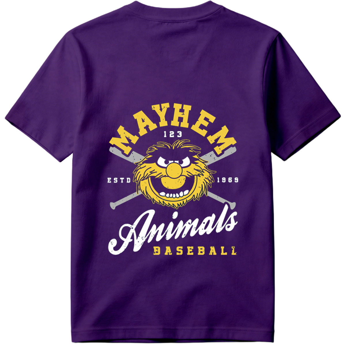 Muppets Animal Mayhem Baseball Logo - Tee