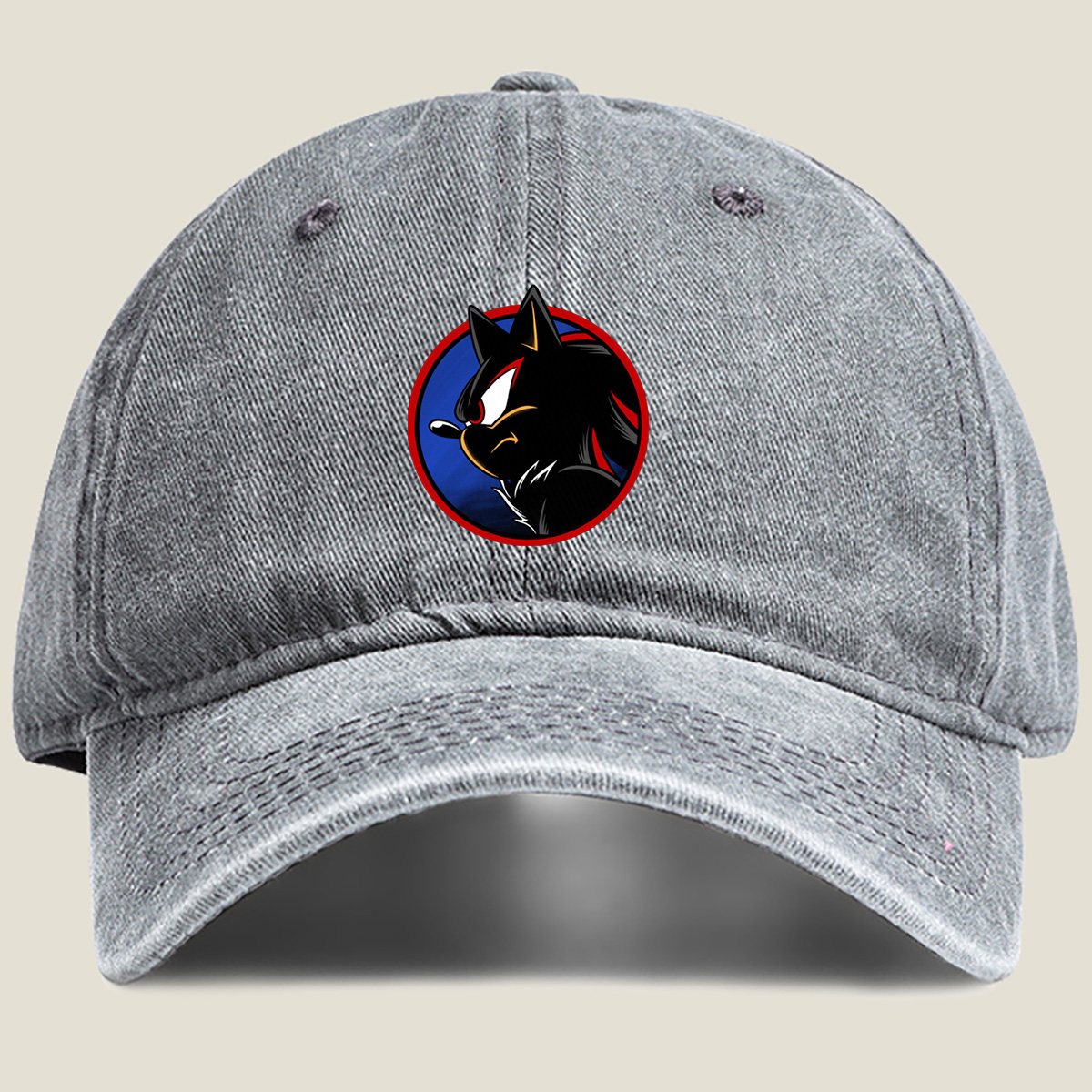 Sonic the Hedgehog - Shadow the Hedgehog - Washed Denim - Baseball Cap
