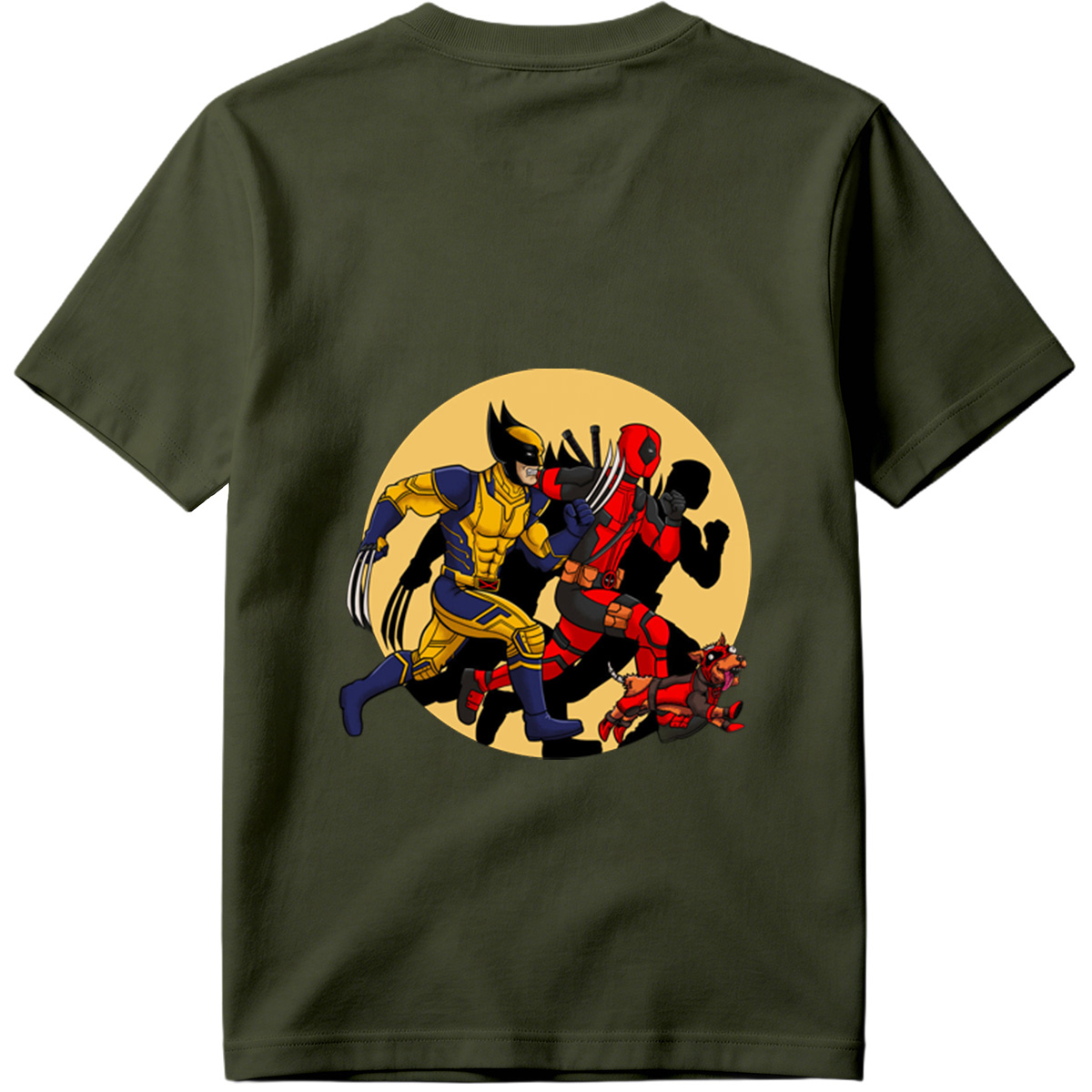 Wolverine and Deadpool with Dogpool - Tee