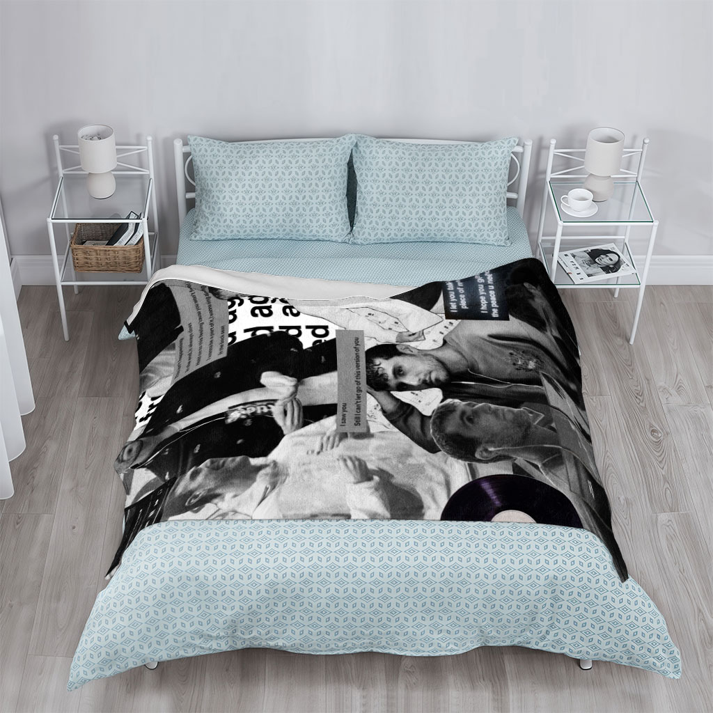 Maluma in a Collage of Emotional Moments Featuring Lyrics and Music Themes - Blankets