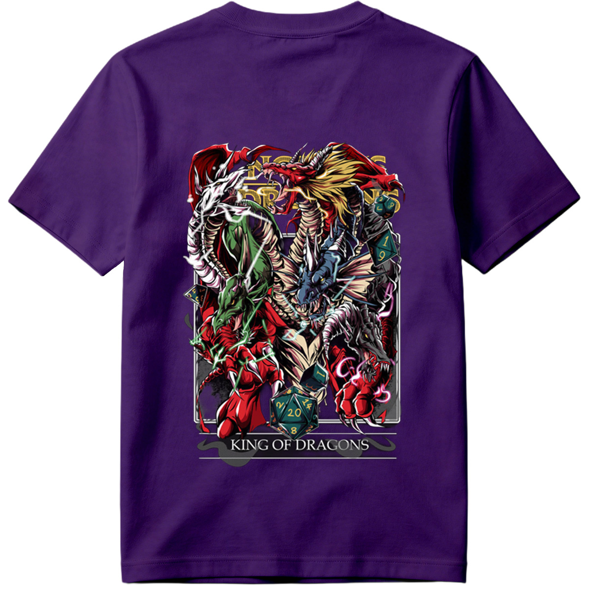 King of Dragons: Multicolored Dragon Ensemble - Tee
