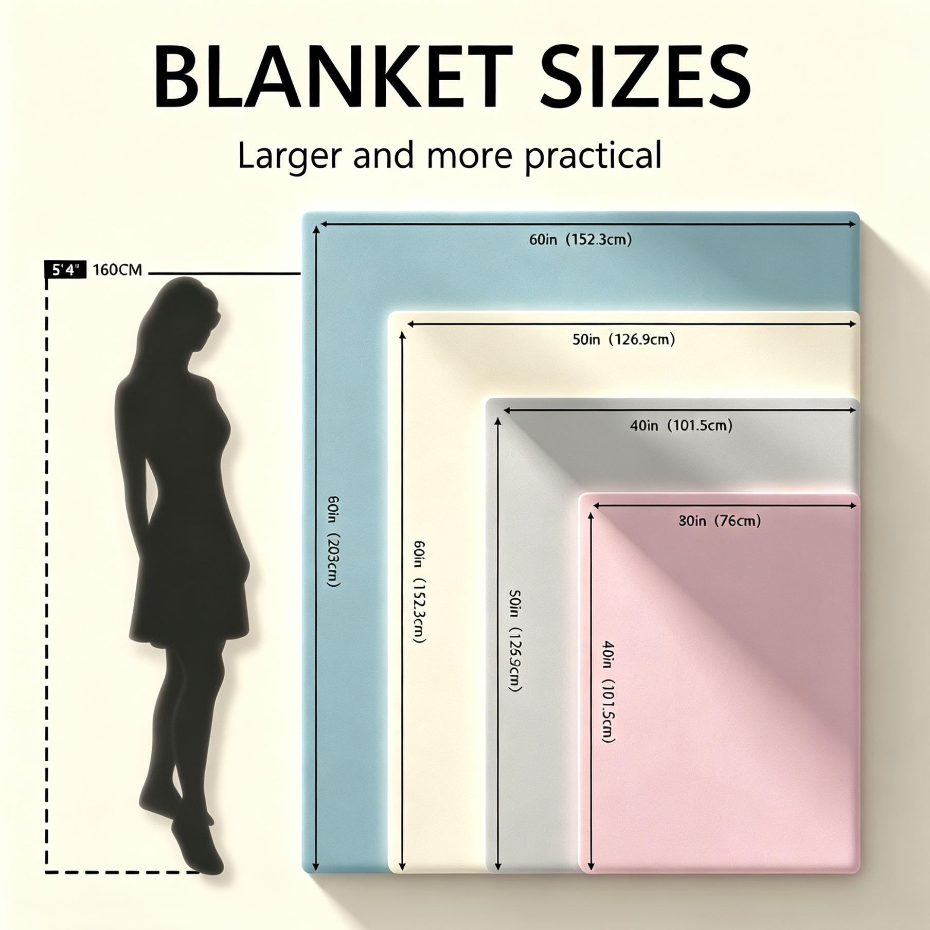 White Fishnet Thigh Highs on Knees Up Close - Blanket size comparison display