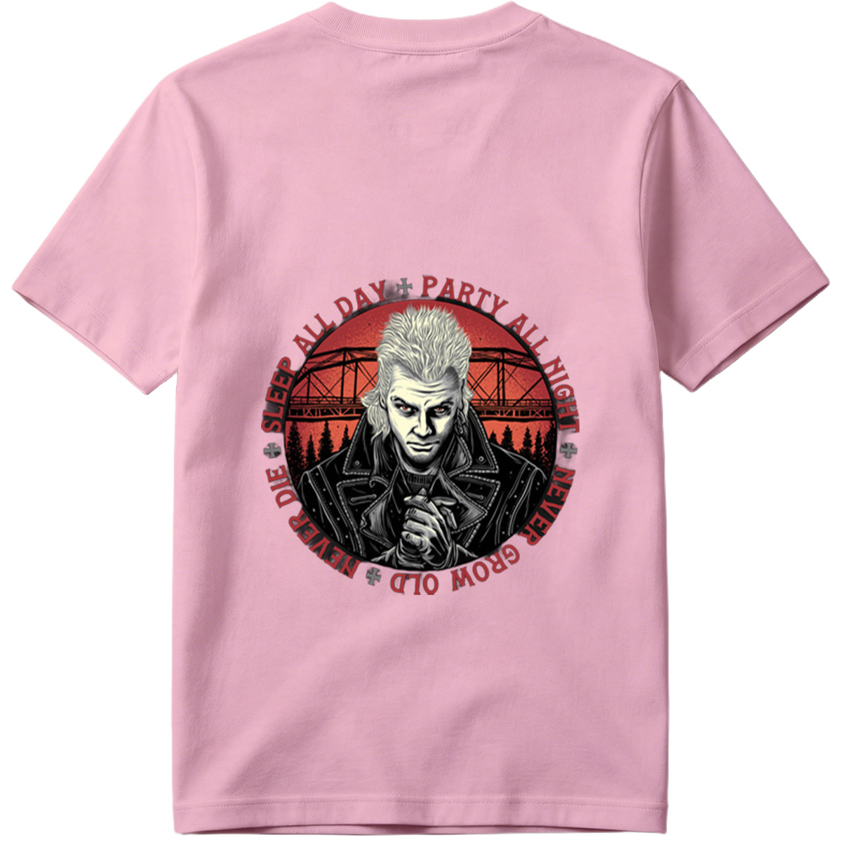 Johnny Silverhand: Sleep All Day, Party All Night, Never Grow Old, Never Die - Tee