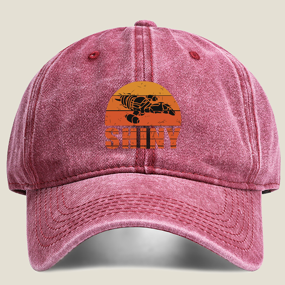 Shiny - Pokémon Character Design - Washed Denim - Baseball Cap