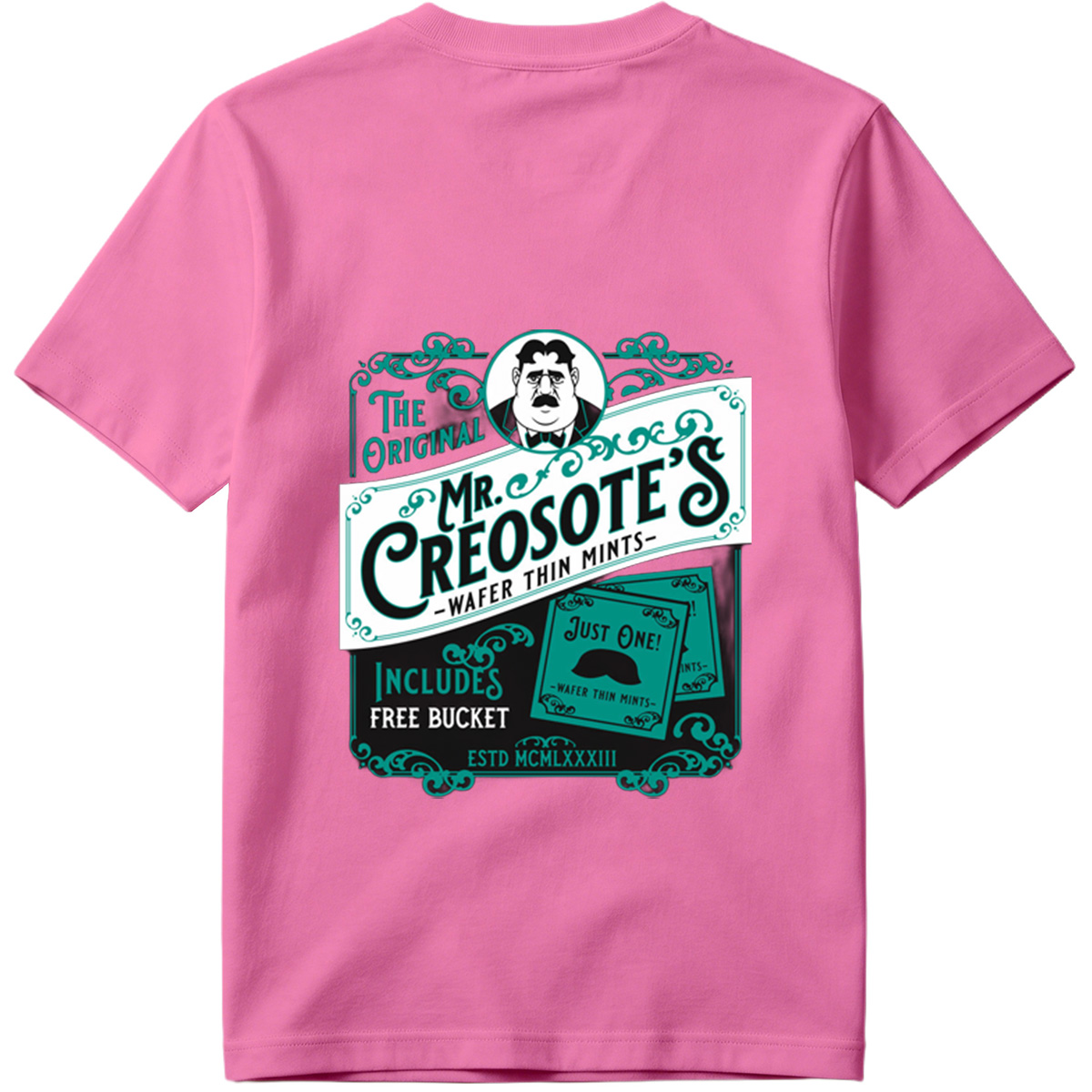 Mr. Creosote's Wafer Thin Mints - The Original with Free Bucket - Tee