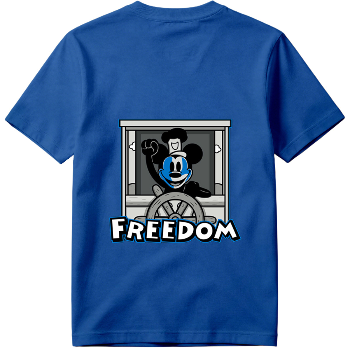 Mickey Mouse Freedom Steering Wheel Design - Tee