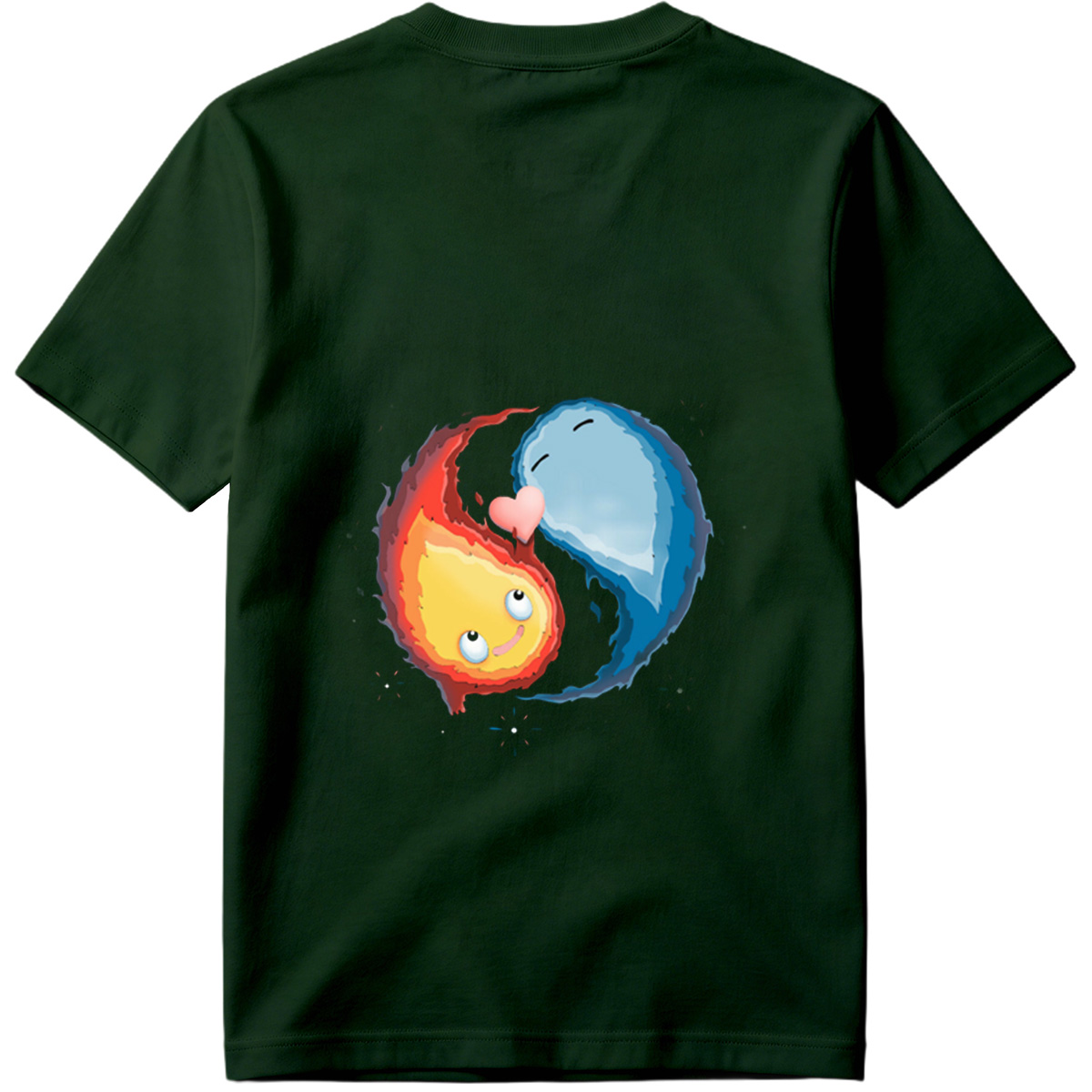 Fire and Ice: A Cosmic Yin Yang - Tee