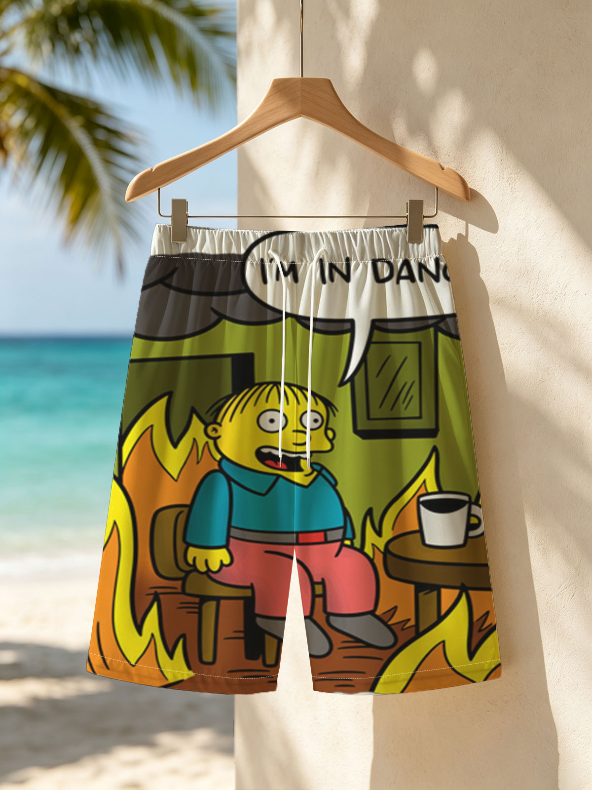 Simpsons Character in Burning Room: 