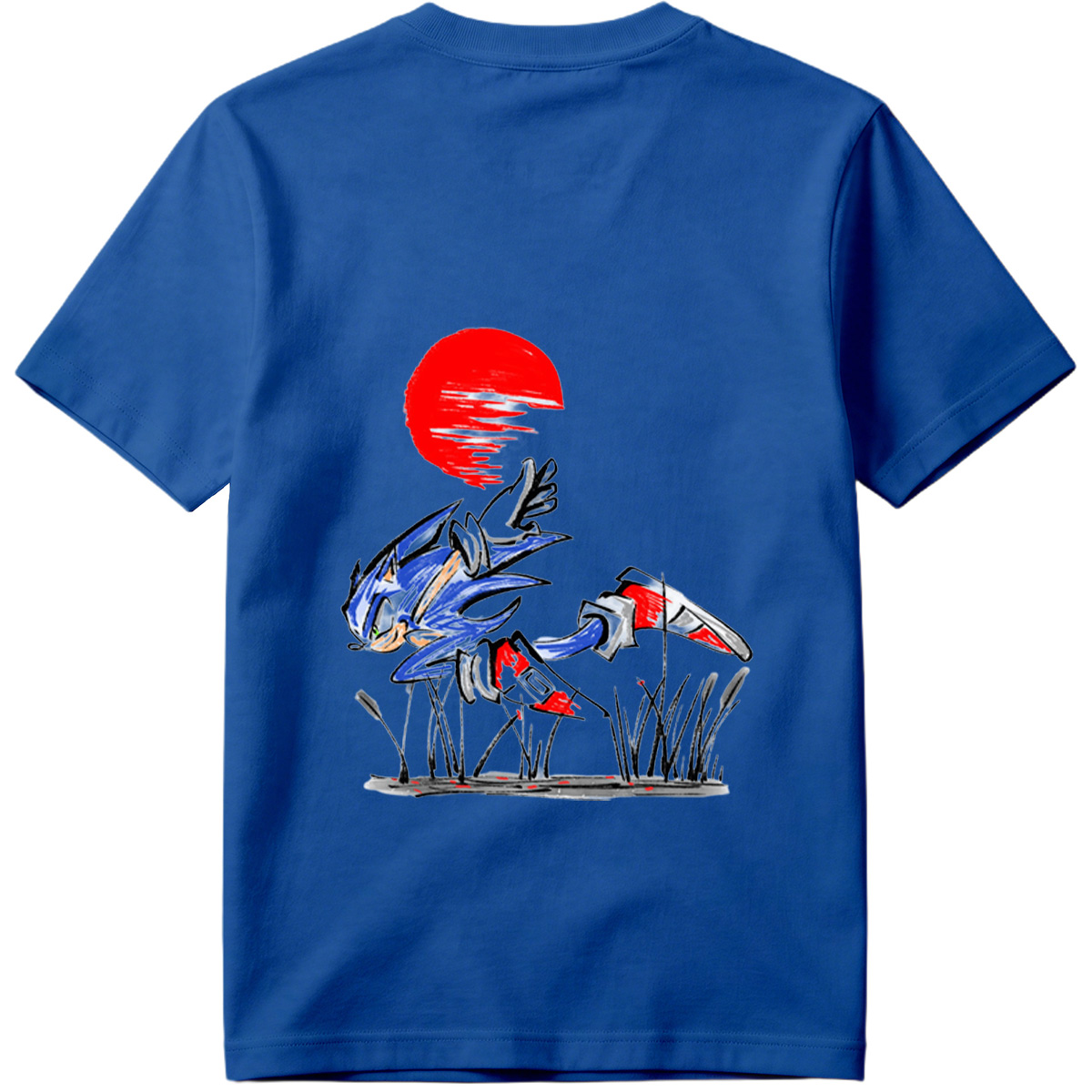 Sonic the Hedgehog Running at Sunset - Tee