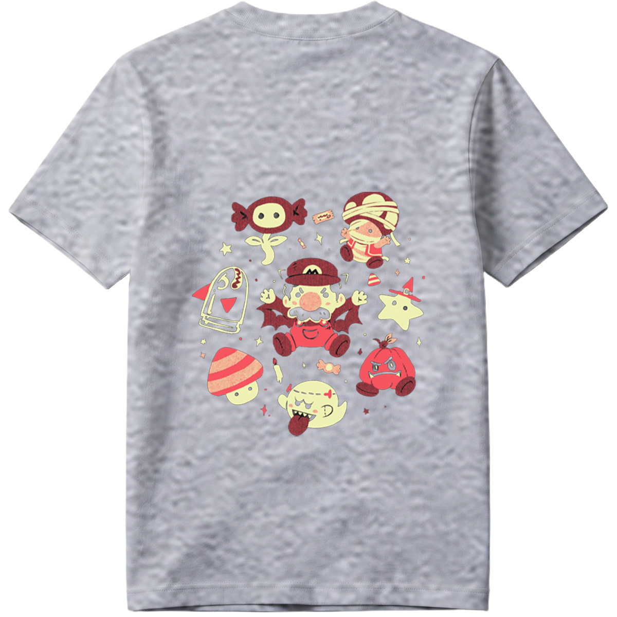 Super Mario Characters in Halloween Costumes - Tee