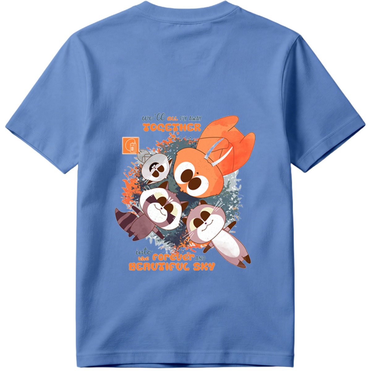 Kiff and Friends Fly Together Into the Forever Beautiful Sky - Tee