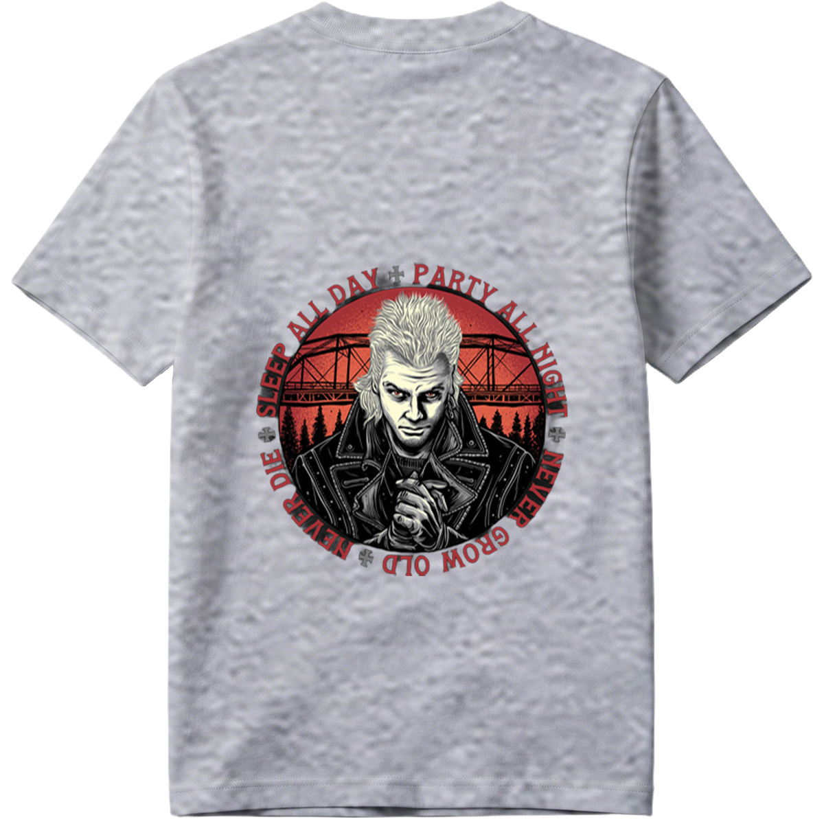 Johnny Silverhand: Sleep All Day, Party All Night, Never Grow Old, Never Die - Tee
