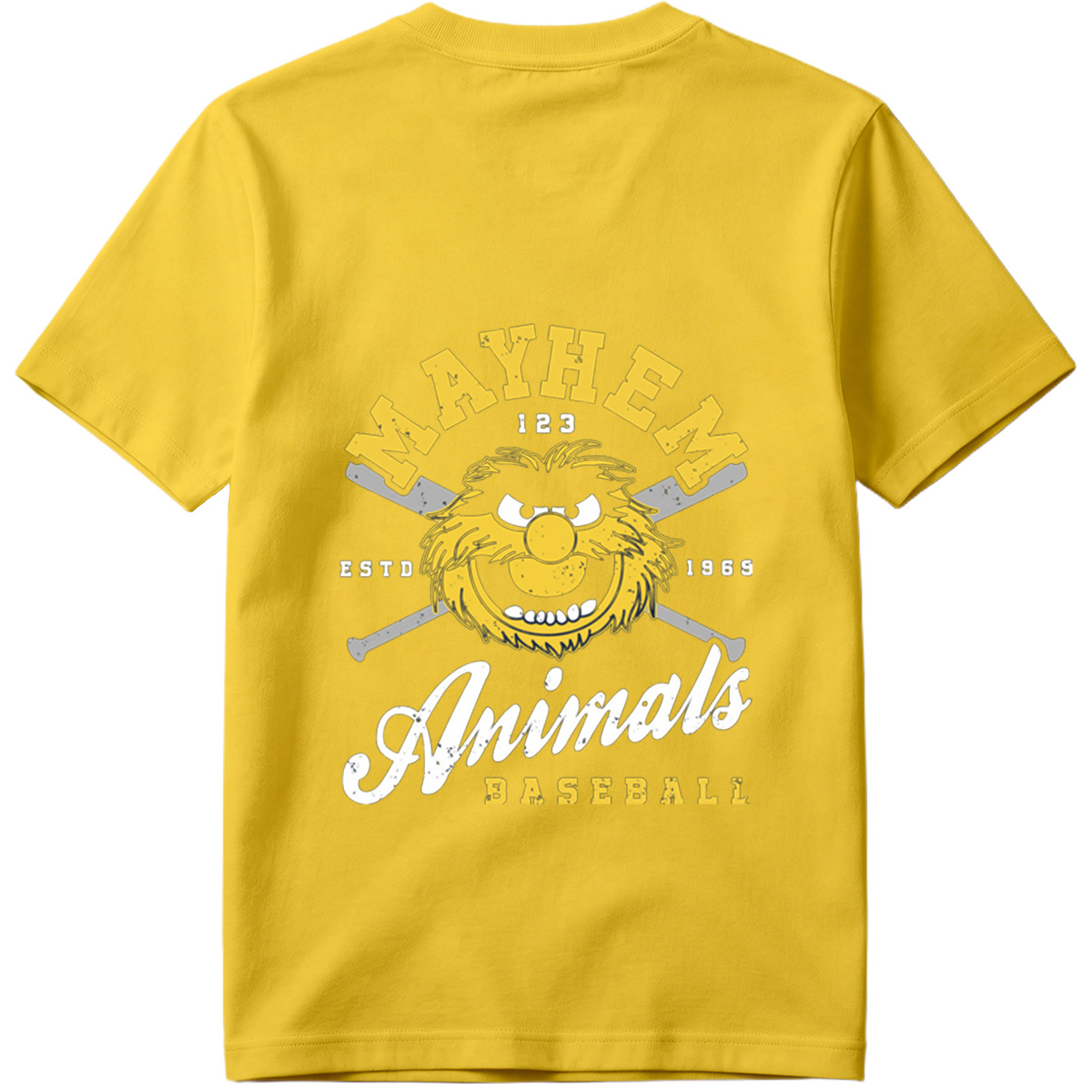 Muppets Animal Mayhem Baseball Logo - Tee