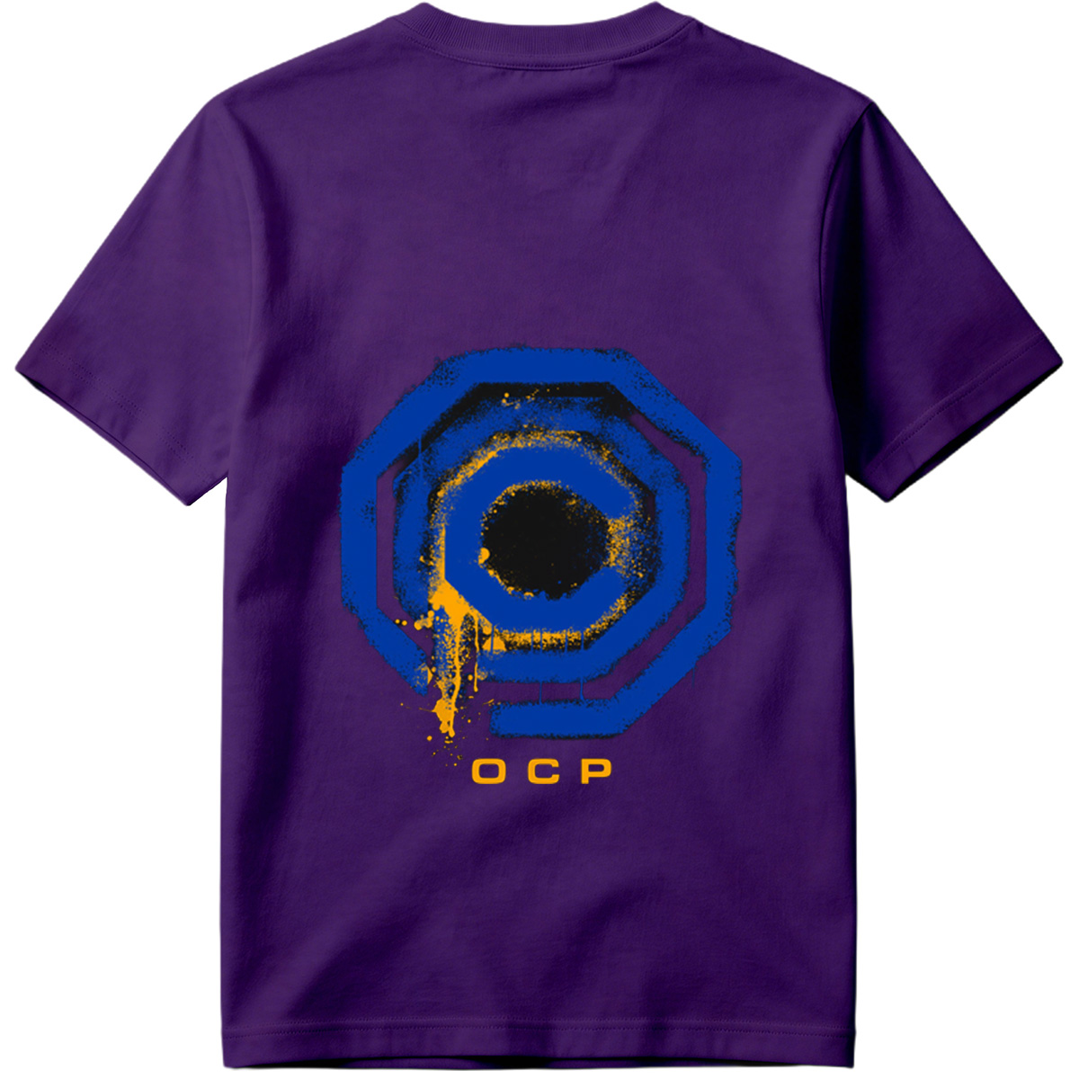 OCP Logo with Blue and Yellow Design - Tee