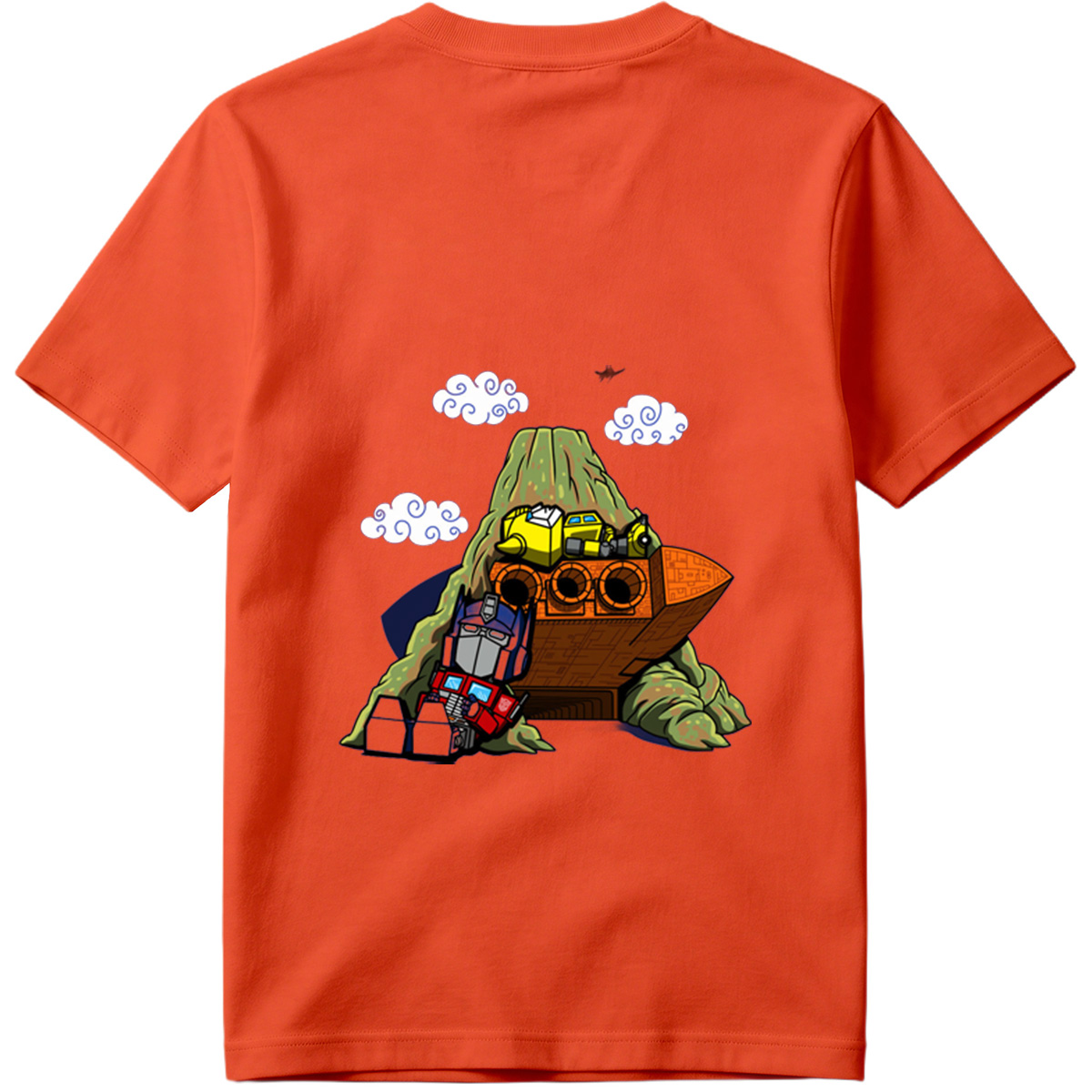 Transformers: Optimus Prime and Bumblebee at the Ark - Tee