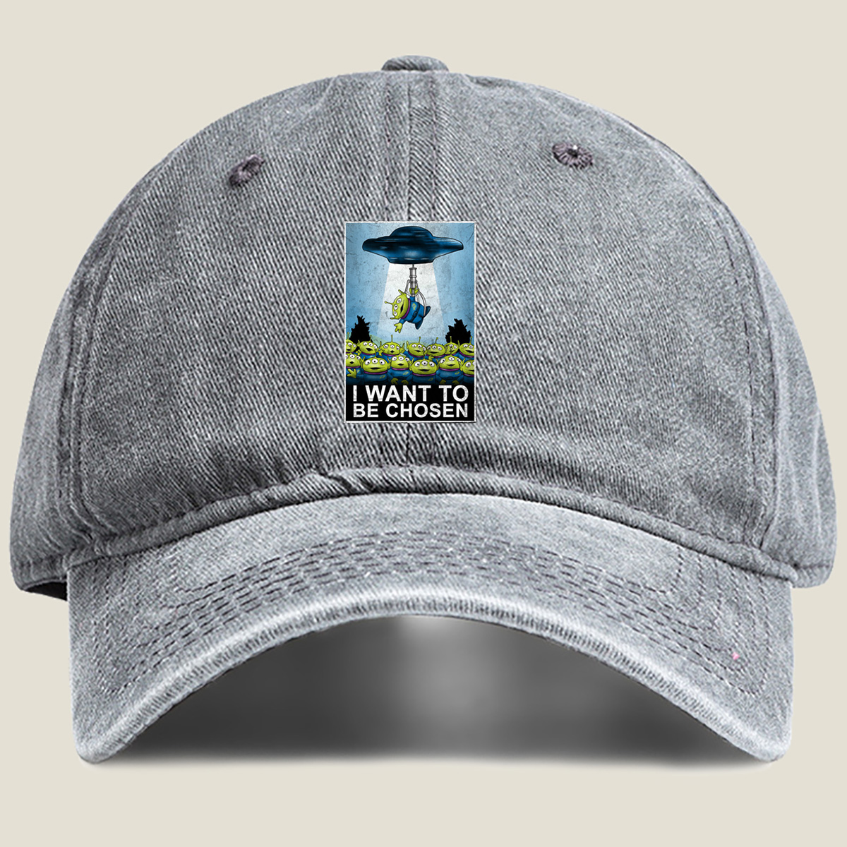 Toy Story Aliens: I Want to Be Chosen - Washed Denim - Baseball Cap