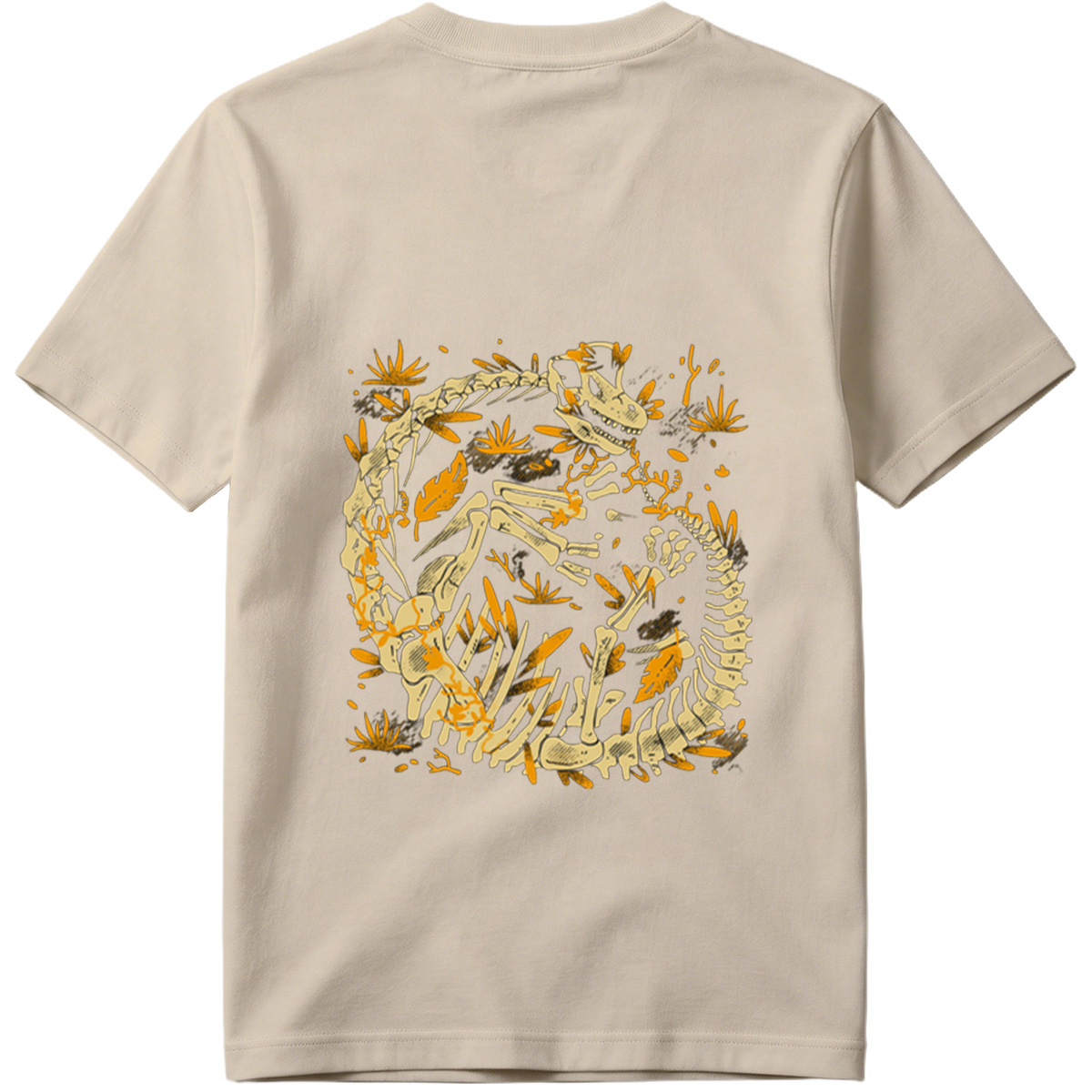Dinosaur Skeleton Artwork - Tee