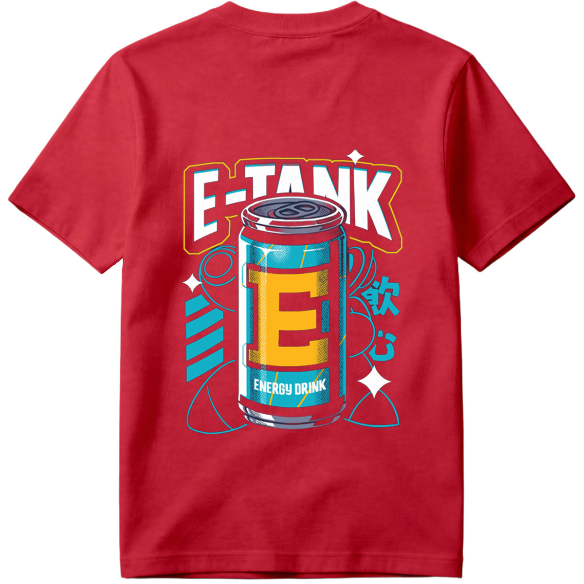 E-Tank Energy Drink Can Design - Tee