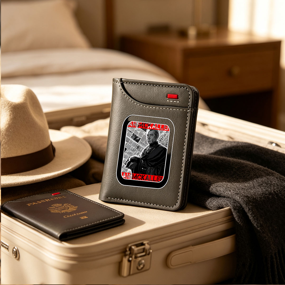 An McKallen: A Man of Mystery and Media - Vertical Style Wallet