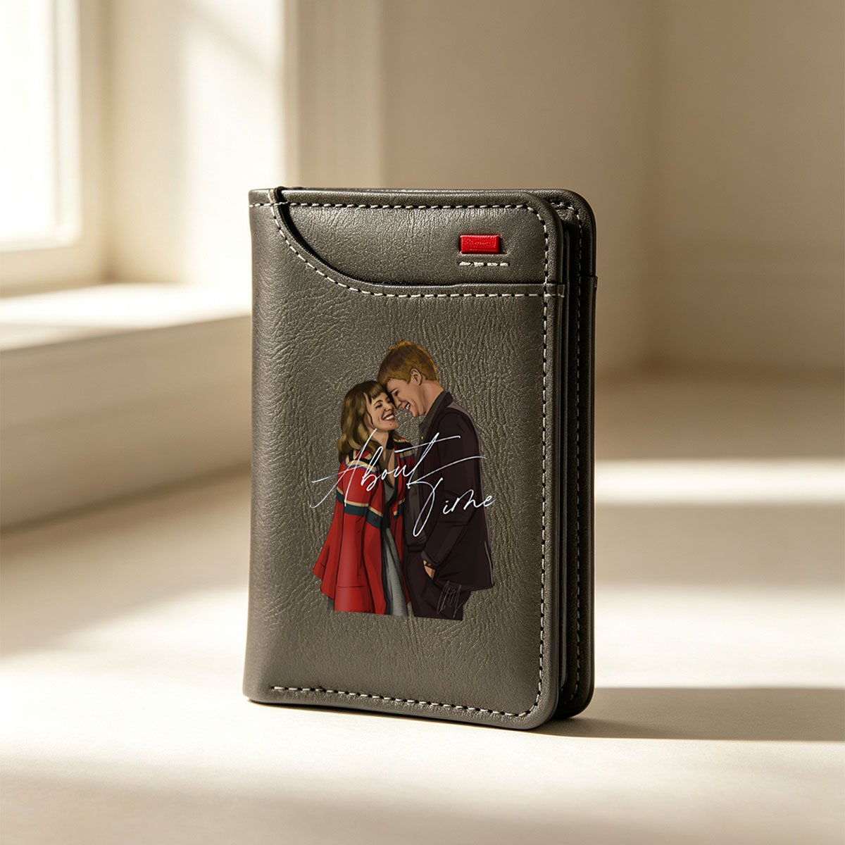 About Time: Rory and Amy Pond, Doctor Who Characters - Vertical Style Wallet