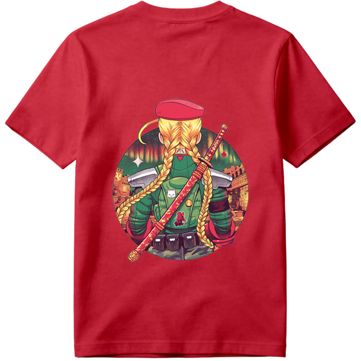 **Title:** Street Fighter - Cammy with Katana - Tee