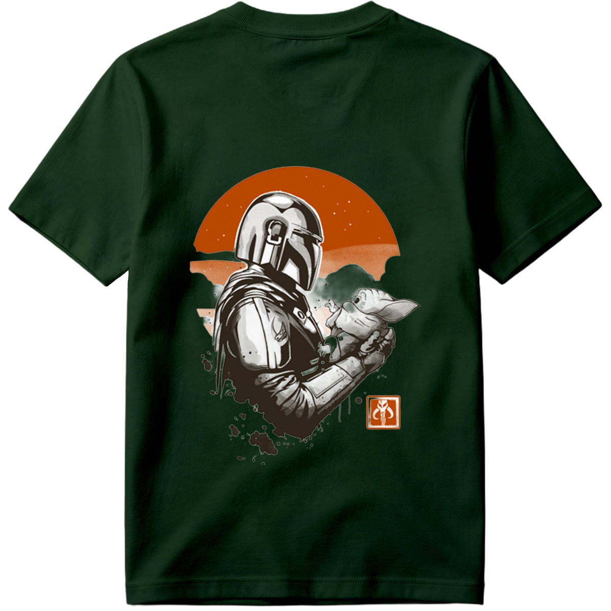 The Mandalorian and Grogu Under the Sunset - Tee