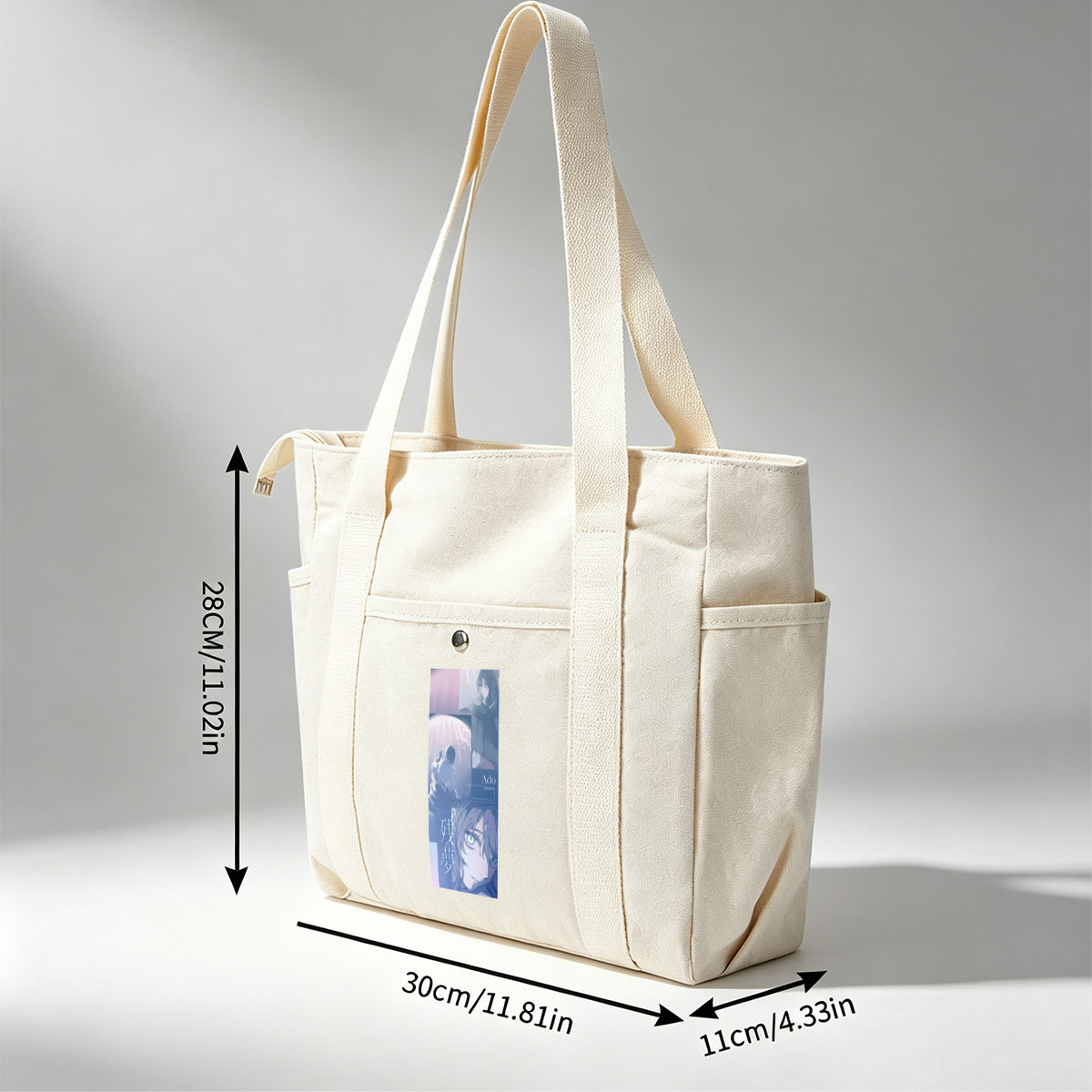 Ado Zanmu One Year Anniversary Visual Art Featuring Anime Characters and Dreamy Scenes - Multi-pocket bags