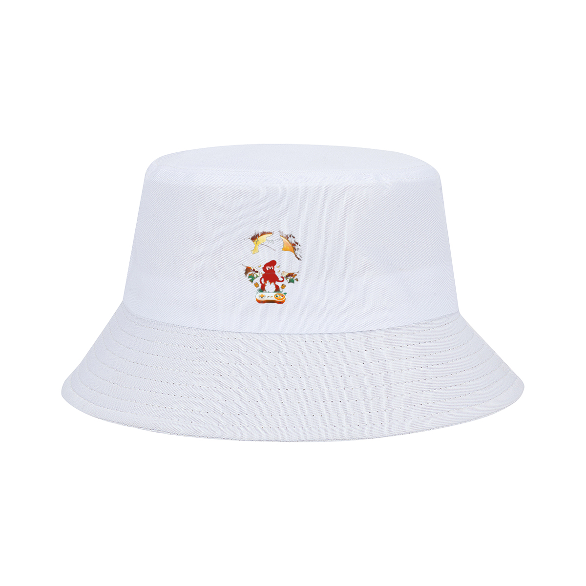 Donkey Kong and Diddy Kong with Game Controller - Fisherman's Hat