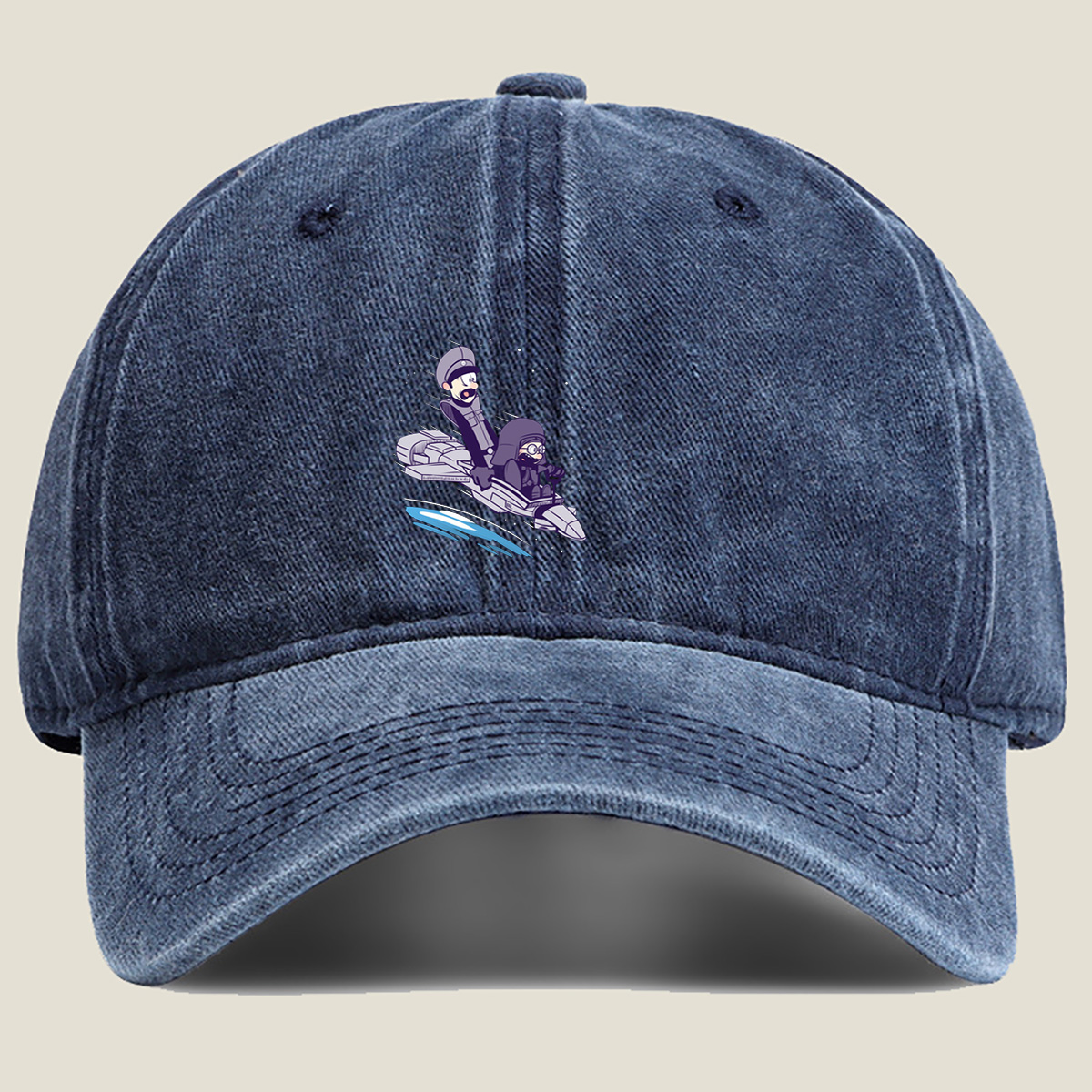 Mario and Luigi in Space Adventure - Washed Denim - Baseball Cap