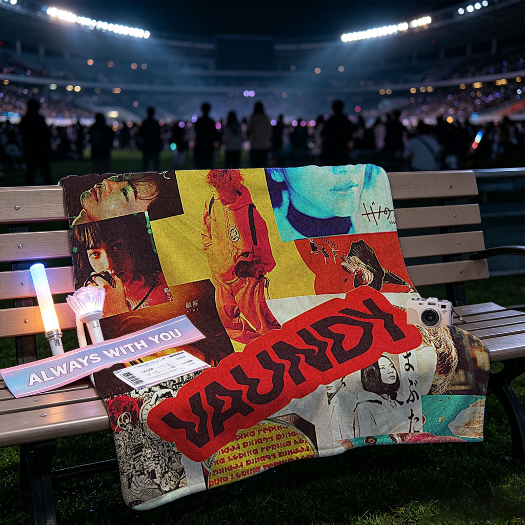 Vaundy Music Video Collage Featuring Colorful Artwork and Pop Culture Imagery - Blankets