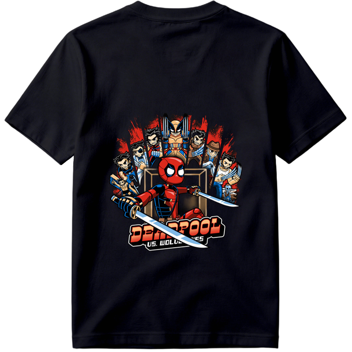Deadpool vs. Wolverines - Tee