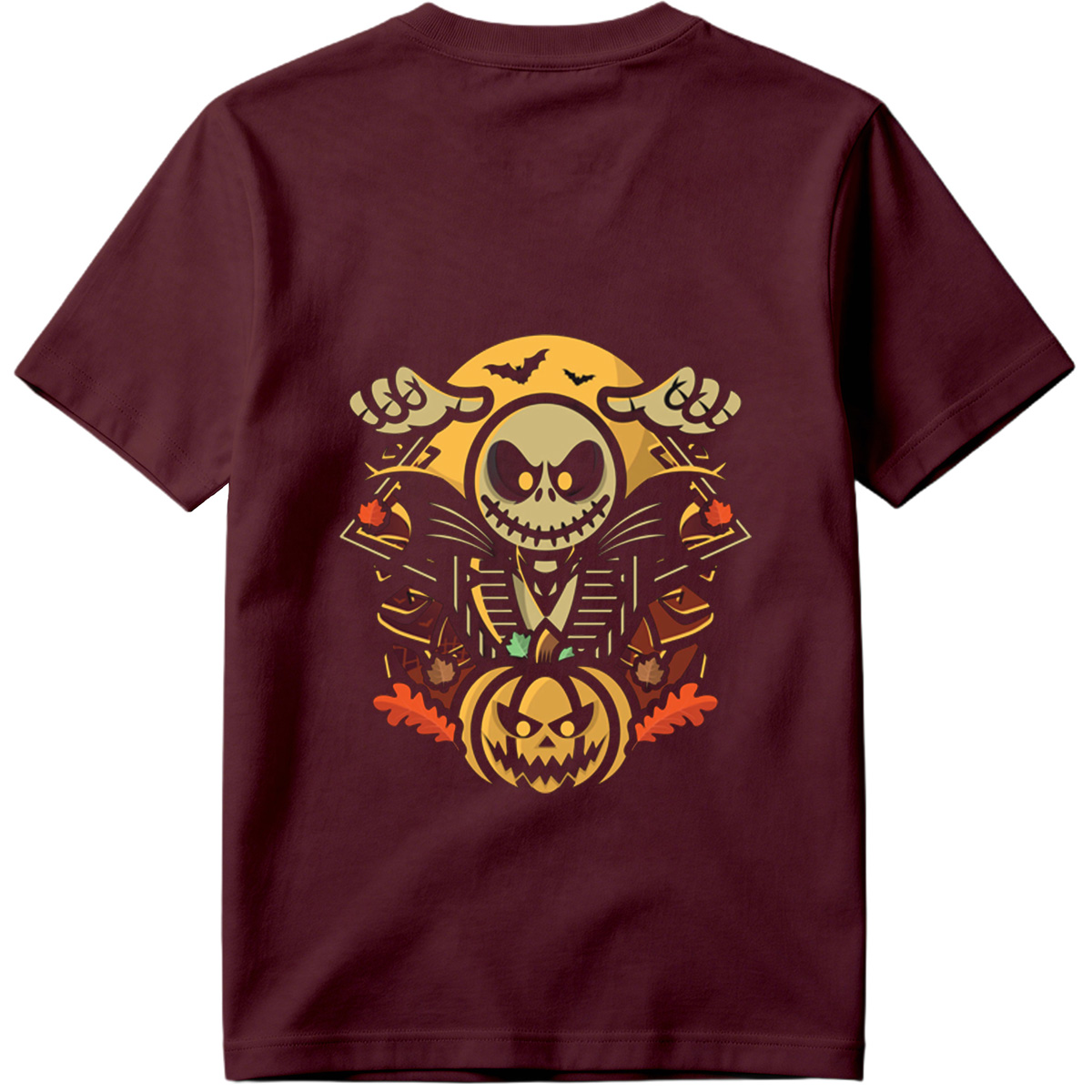 Jack Skellington and Pumpkin King Halloween Design - Tee