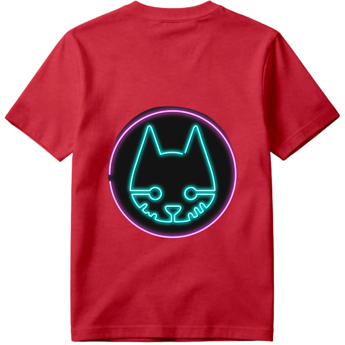 Neon Cat Logo - Tee