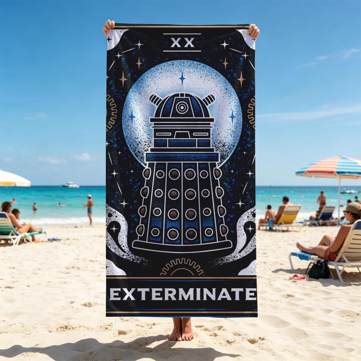 Dalek from Doctor Who: Exterminate - Beach towels