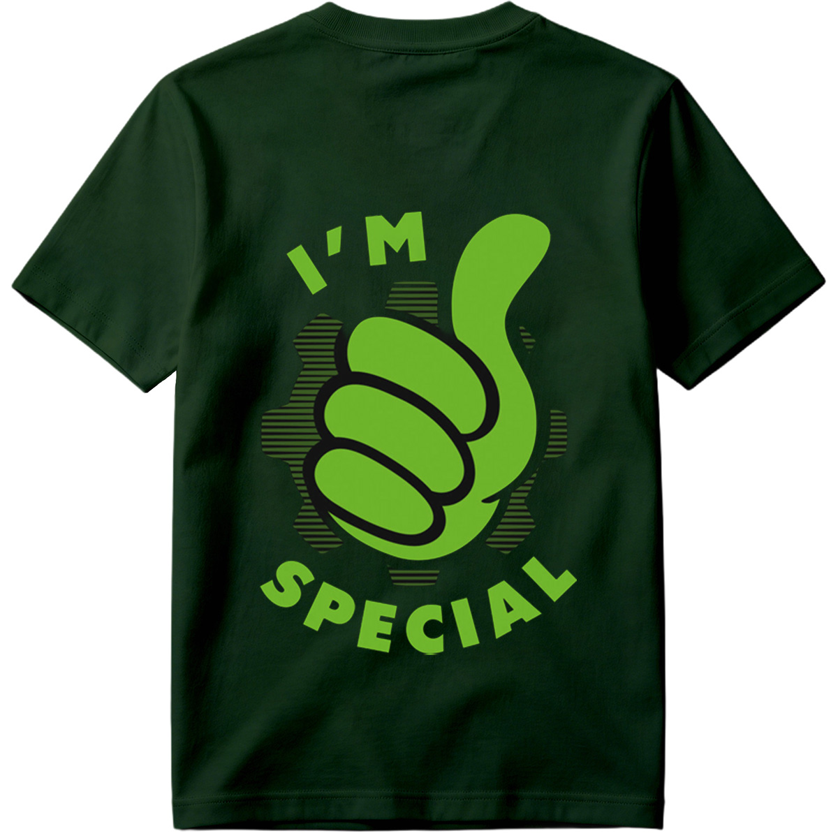 I'm Special - Green Thumbs Up Logo - Tee