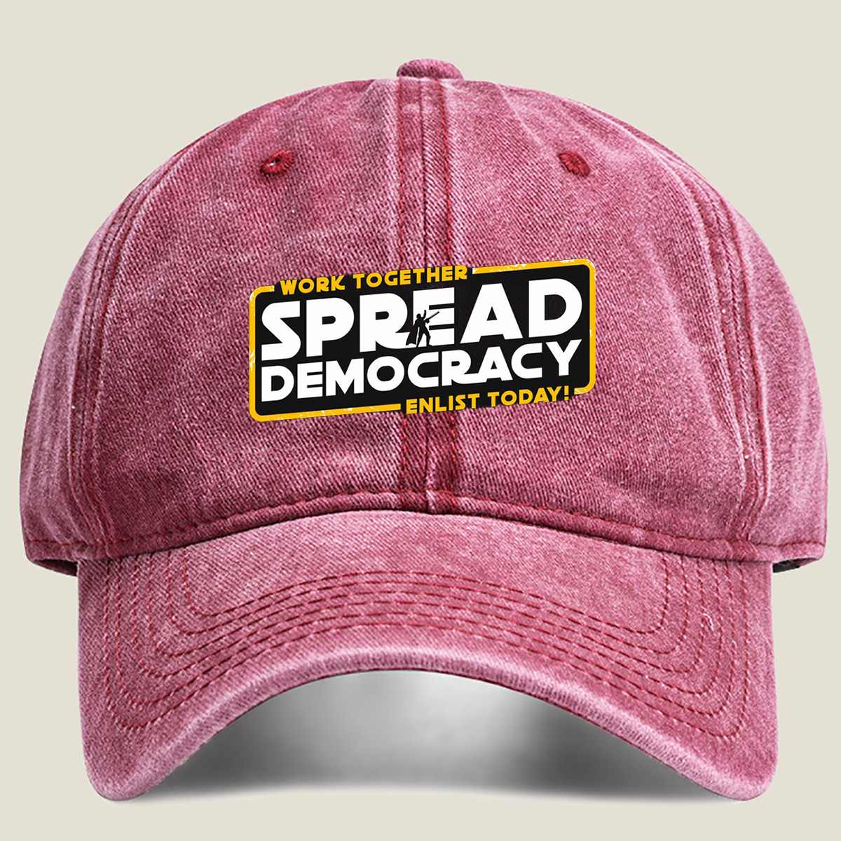 Star Wars: Spread Democracy – Enlist Today! - Washed Denim - Baseball Cap