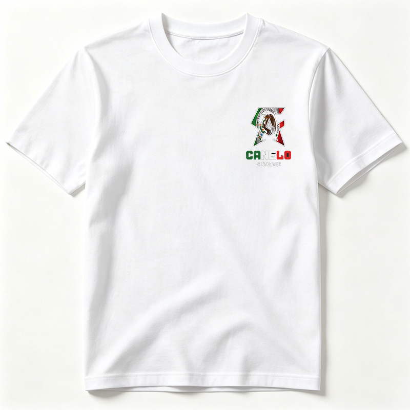 Canelo Alvarez Mexican Boxing Champion Logo - Tee