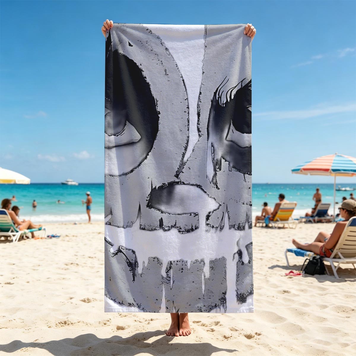 Jack Skellington from The Nightmare Before Christmas - Beach towels