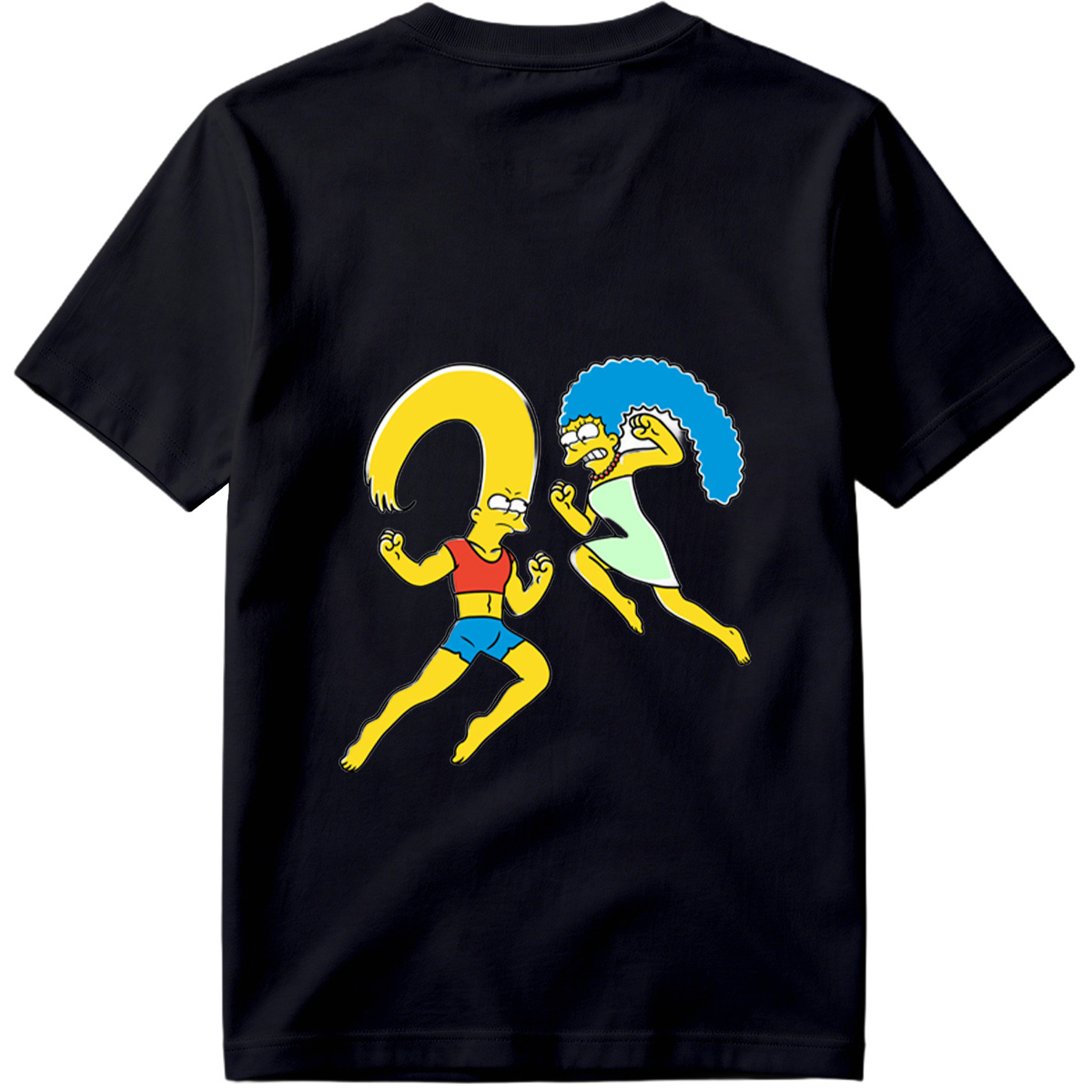 The Simpsons: Marge and Homer Running - Tee