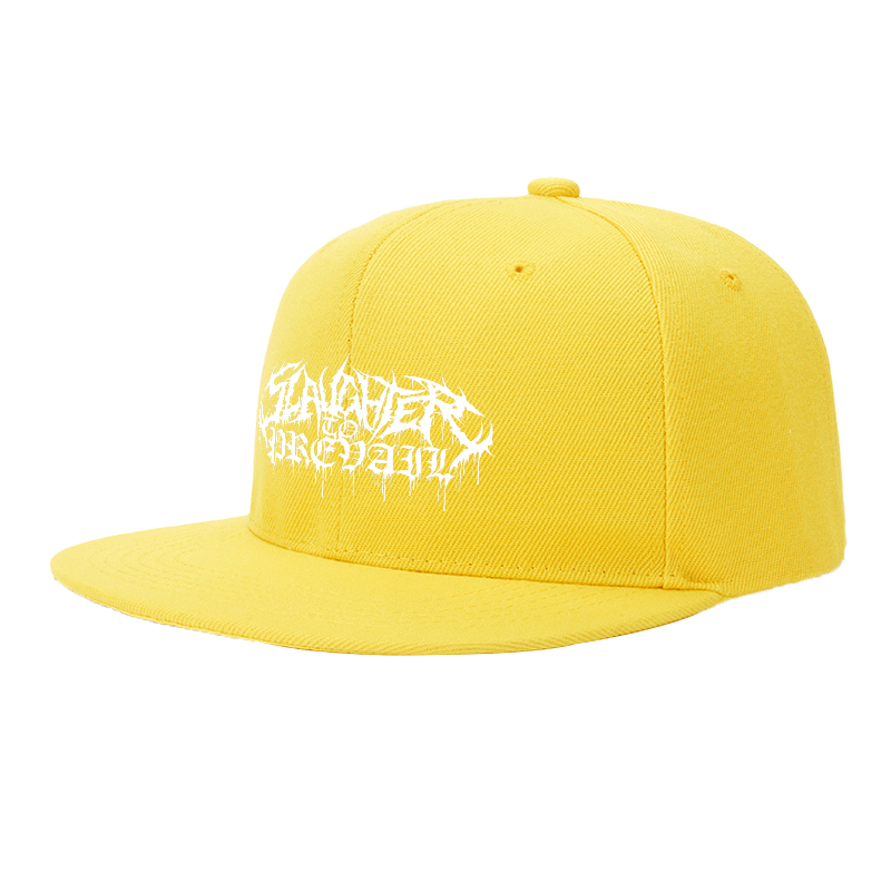 Flat Brim Baseball Cap Featuring Dripping Gothic Logo Print Streetwear Underground Skate Brand for Basketball Court Skate Park Urban Lifestyle Skaters Rappers Streetwear Enthusiasts