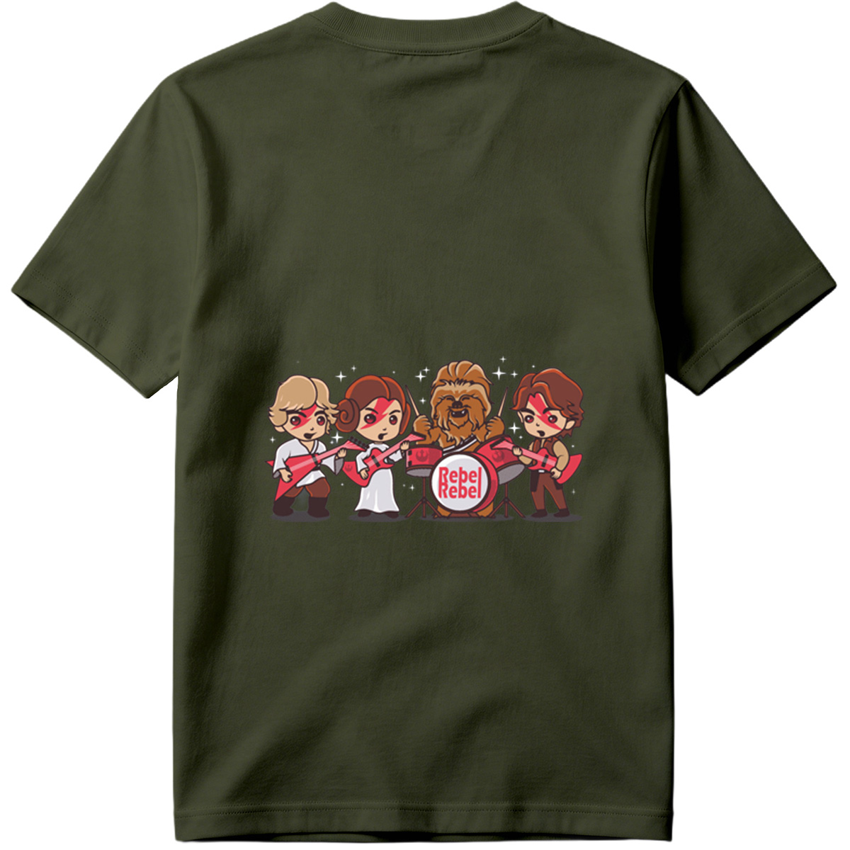 Star Wars Rebel Band: Luke, Leia, Chewbacca, and Han - Tee