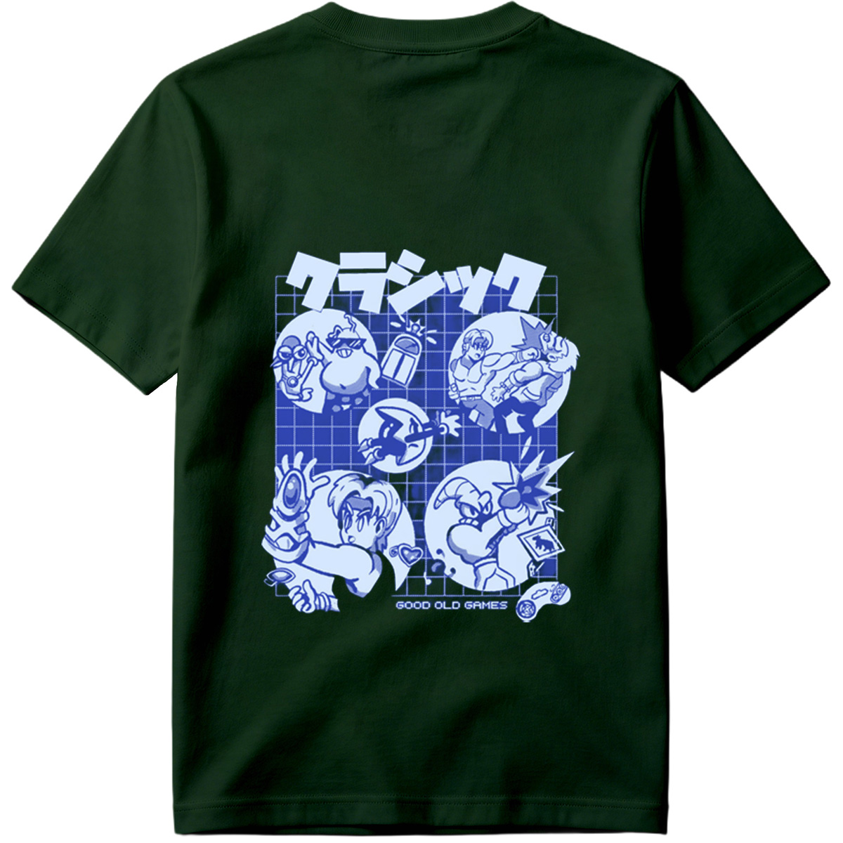 Classic Gaming Characters: Sonic, Knuckles, Tails, and Dr. Eggman - Tee