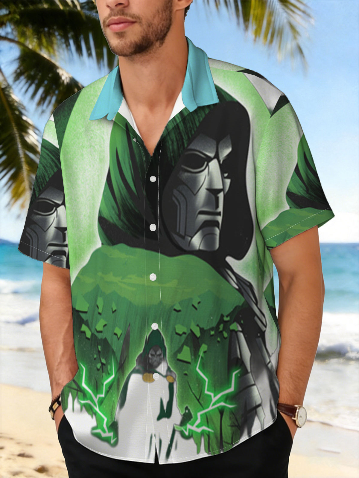 Doctor Doom and the Hulk: A Cosmic Clash of Power -  Shirt